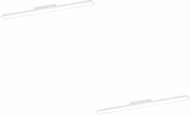 Loops 2 Pack Modern White LED Ceiling Lights with Bulbs Included