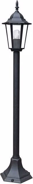 Netlighting MILANO Black Outdoor Bollard IP44, H 105 cm x W 21 cm