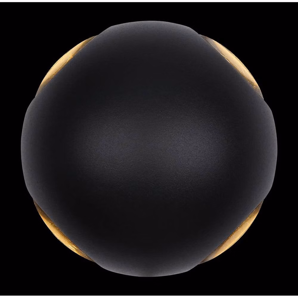 Netlighting Slice Modern Outdoor Wall Lamp in Matt Black with Transparent Glass Shade, LED 3000K Warm White, IP54 Rated – 2