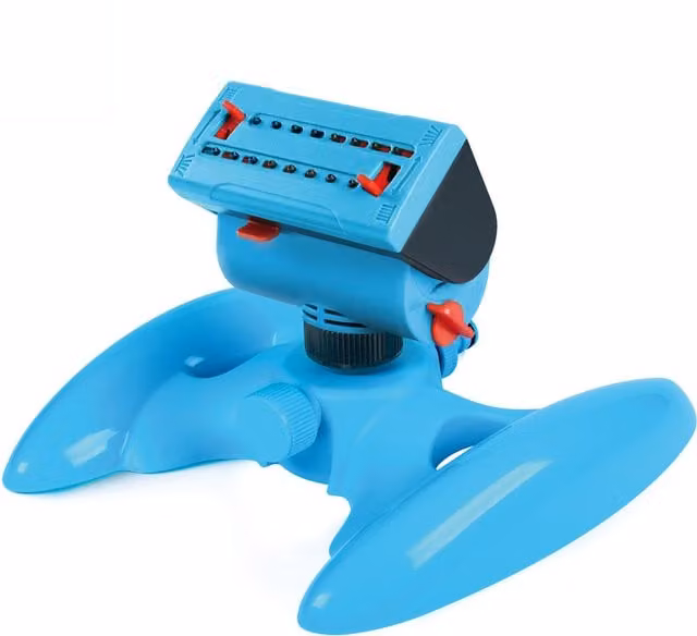 Cellfast Oscillating Garden Watering Sprinkler with Flow Control, Blue