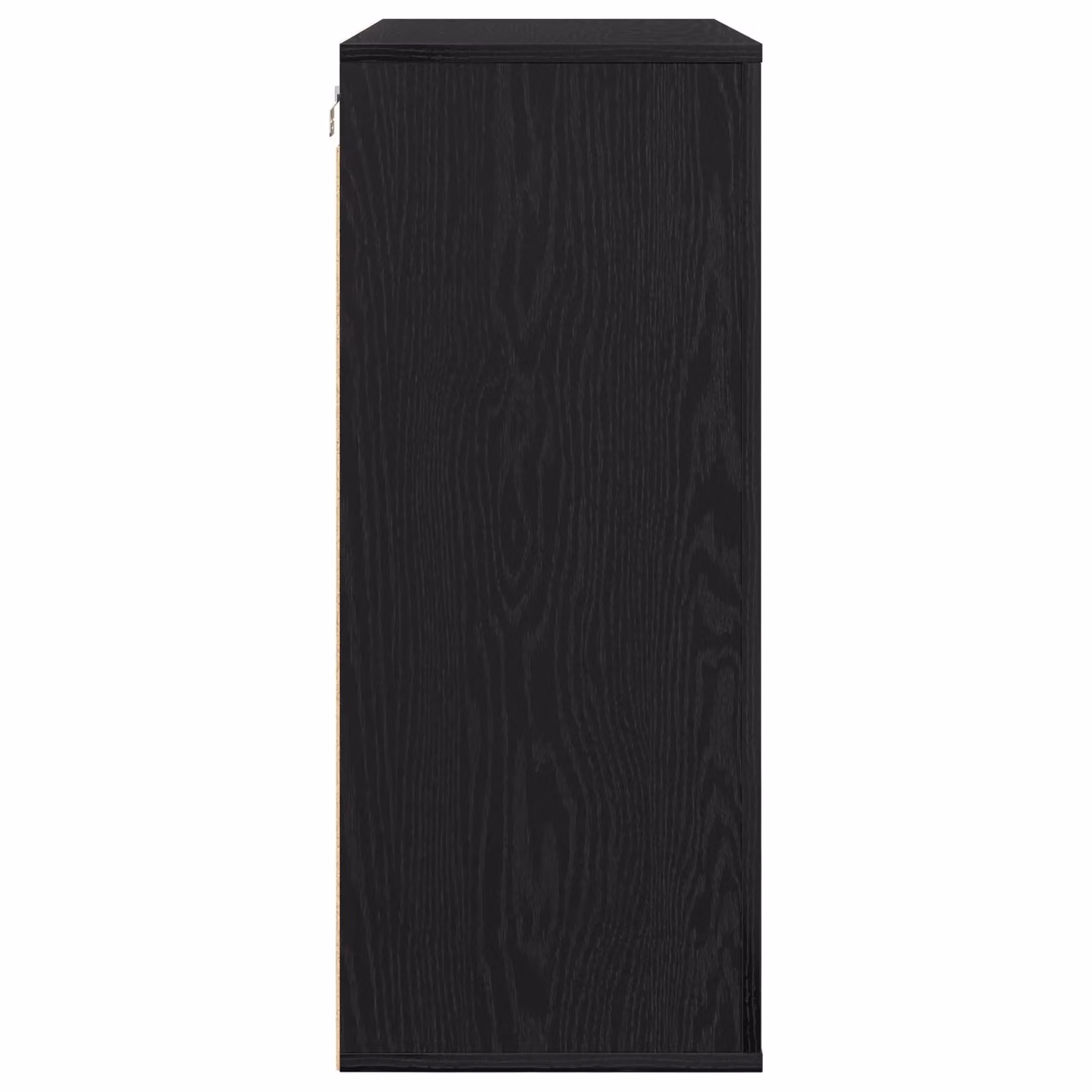 Berkfield Home Modern Wall Mounted Cabinet in Black Oak, W/D/H: 80 x 33 x 80 cm – 3