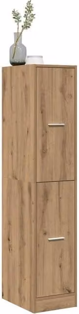 Berkfield Home Elegant Apothecary Cabinet in Artisan Oak, Brown, W: 30 cm, D: 41 cm, H: 144.5 cm – 1