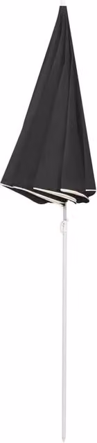 Berkfield Home Outdoor Parasol with Steel Pole in Anthracite and Black – 1