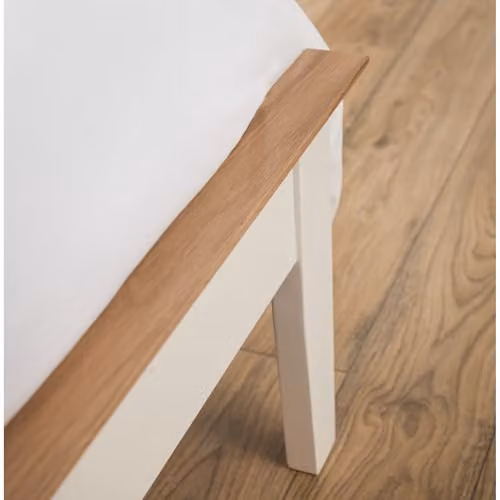 Julian Bowen Salerno Bed in Oak and White, W/D/H: 180 x 100 x 165 cm – 3