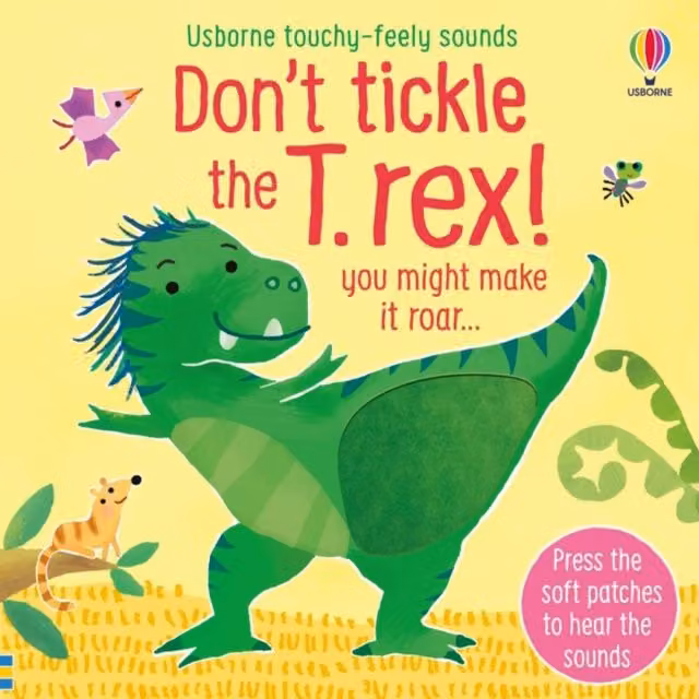Don't Tickle the T. rex Board Book by Sam Taplin, Multicolour