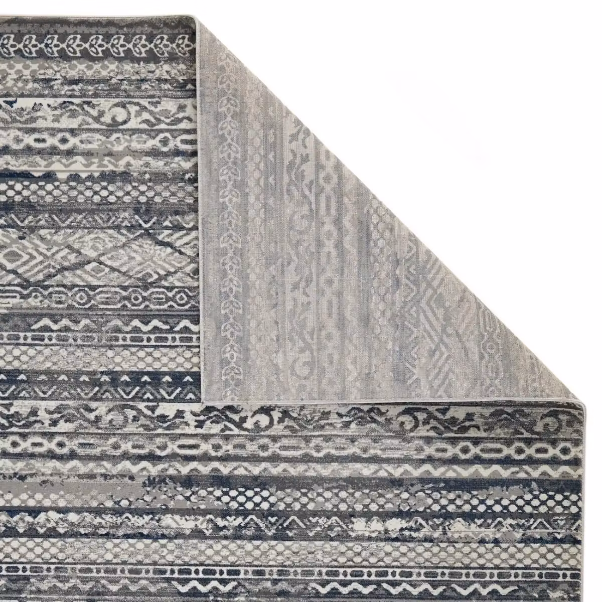 The Rug Shop UK Grey Modern Striped Machine Woven Area Rug, W: 240 cm, L: 340 cm – 3