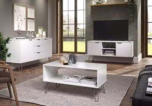 Core Products Augusta Open Coffee Table in White – 2