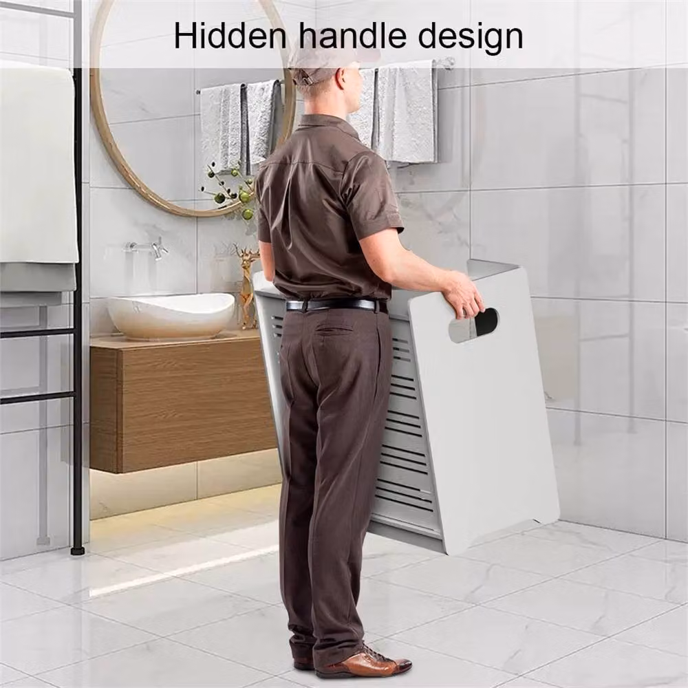 SPETLEK White Modern Under Sink Bathroom Vanity Unit with Hinged Doors and Internal Shelves – 2