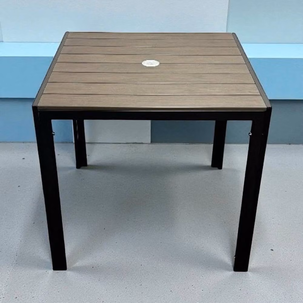 NESTLUNE Brown Outdoor Garden Dining Table – 2