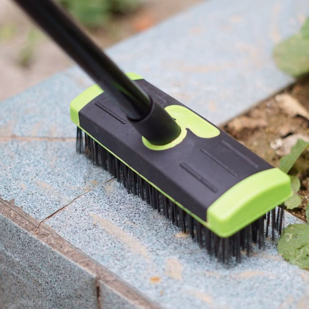 Gr8 Garden 3-in-1 Extendable Weed Brush and Scraper for Garden and Patio Cleaning in Green – 5