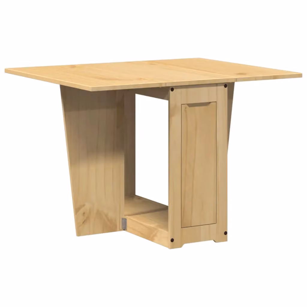 Berkfield Home Corona Butterfly Dining Table in Brown Waxed Solid Pine Wood – 2