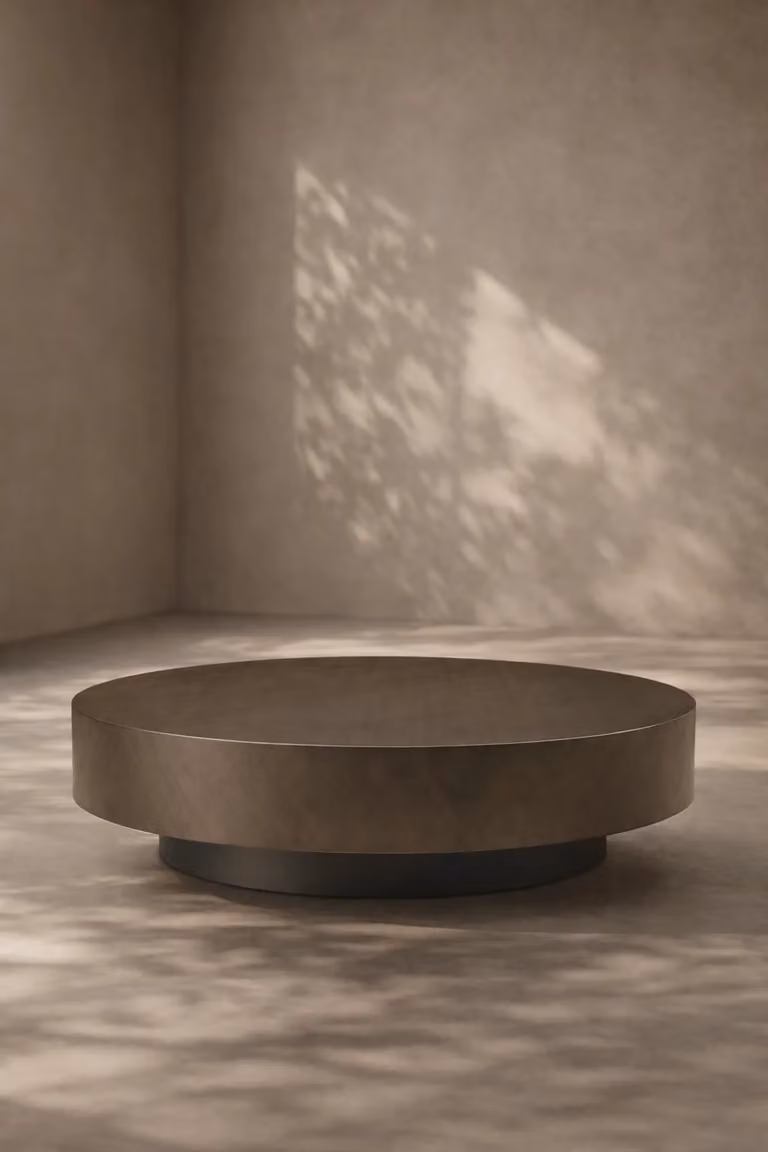 Tommy Franks Adair Round Coffee Table in Bronze