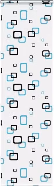 Berkfield Home Black Opaque Shower Roller Blind with Cassette, W/H: 60 x 240 cm, Fabric Width: 56 cm