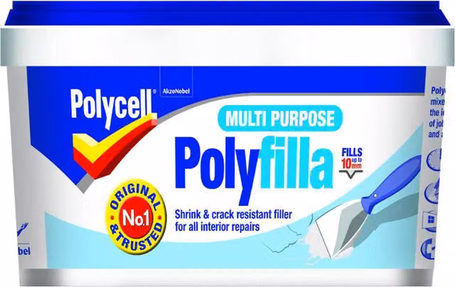 Polycell Multi Purpose Polyfilla, White, 600g