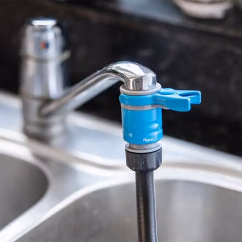 Flopro Grey Plastic Threaded Mixer Tap Connector 3/4 inch – 3
