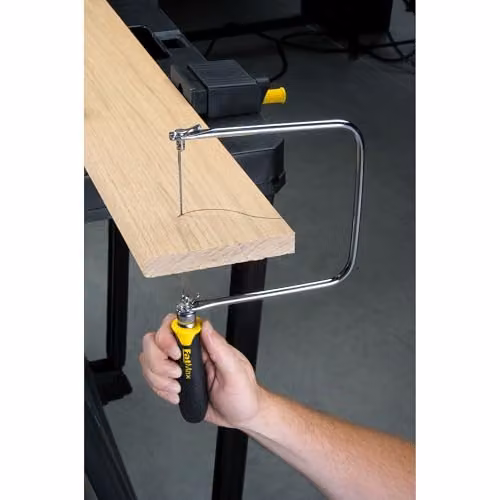Stanley Fatmax Coping Saw in Yellow with 3 Replacement Blades – 4