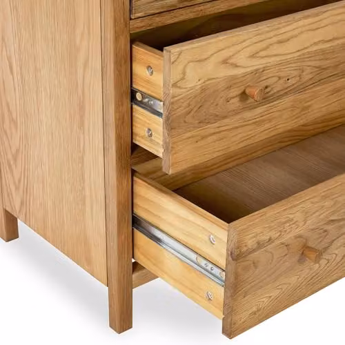 Julian Bowen Coxmoor 3 Drawer Chest in Oak – 2