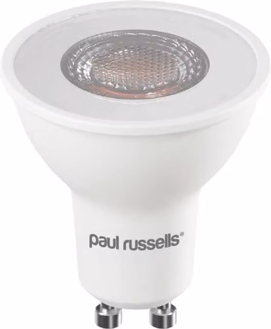 Paul Russells 4.9W LED GU10 Bulb, 480lm, 36 Degree, 4000K Cool White