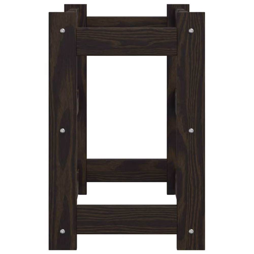 Berkfield Home Black Solid Pine Wall Mounted Wine Rack for 12 Bottles – 4