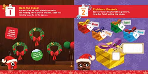 Numberblocks Christmas Sticker Fun Official Sticker Activity Book by Sweet Cherry Publishing with Over 100 Multicolour Stickers – 2