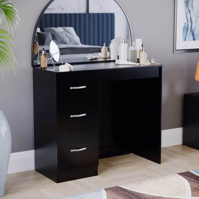 Vida Designs Riano Dressing Table in Black