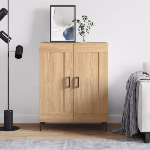 vidaXL Sonoma Oak Sideboard in Brown, W/D/H: 69.5 x 34 x 90 cm – 2