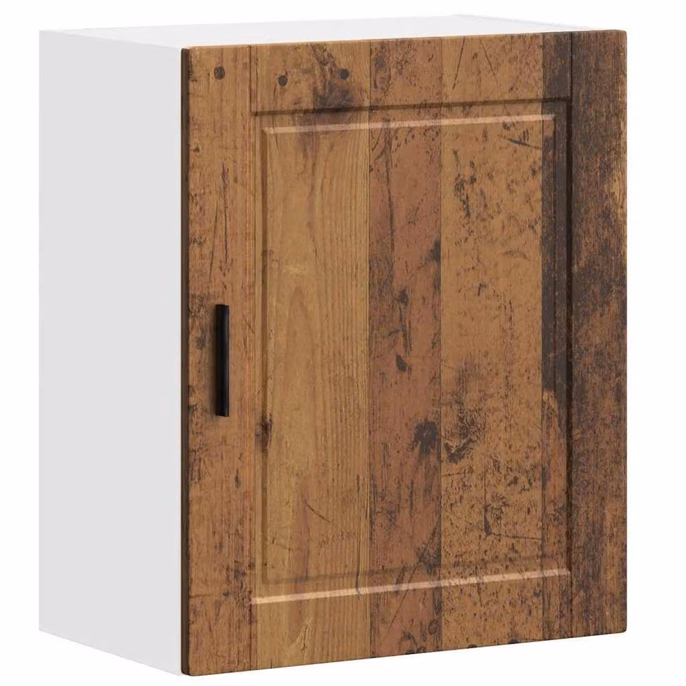Berkfield Home Porto Old Wood Kitchen Wall Cabinets, 2 Piece Set, Brown – 2