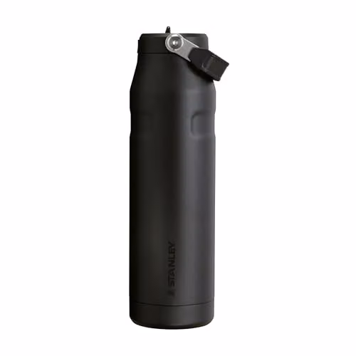 Stanley IceFlow Flip Straw Sports Water Bottle, 1.06 l, Black – 1