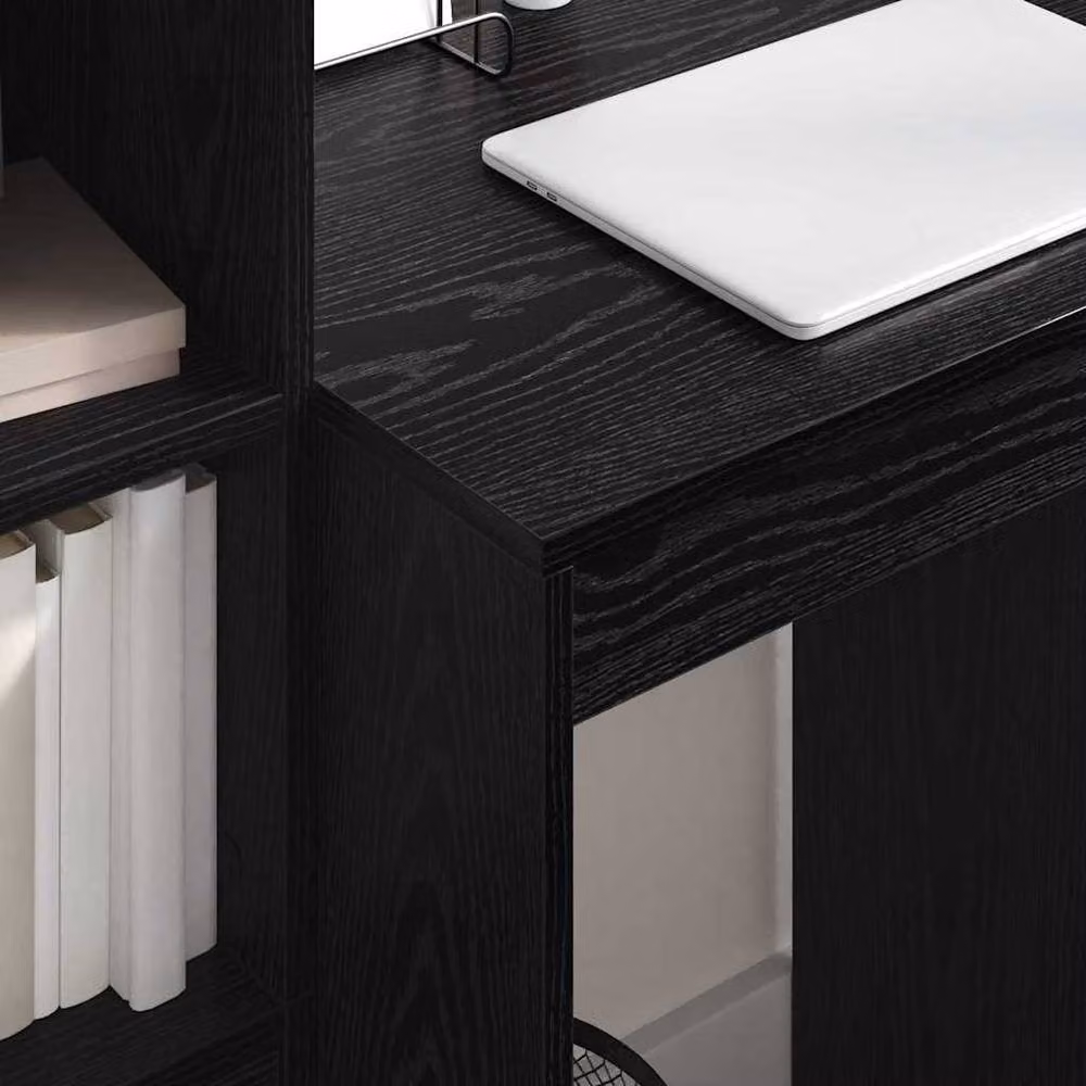 Berkfield Home Writing Desk in Black Oak, W/D/H: 60 x 50 x 76 cm – 4