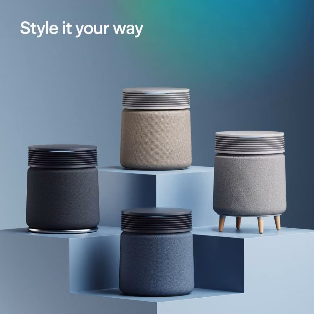 Blueair Blue Signature Air Purifier in Navy with App Control and Activated Carbon Filter – 4