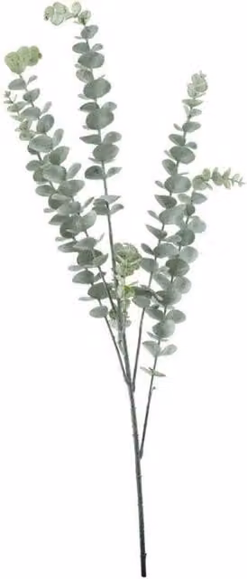 KDMD Essential Grey Eucalyptus Bush with 5 Heads, 3 Pack