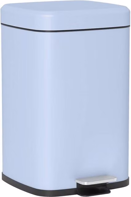 Kelvenix 12L Pedal Bin in Blue with Soft-Close Lid and Removable Inner Bucket
