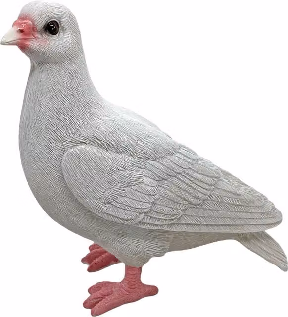Farmwood White Dove Garden Bird Ornament