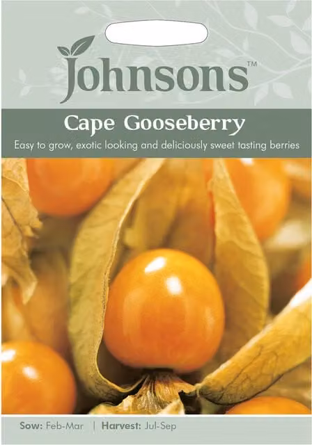 Johnsons Cape Gooseberry Physalis Peruviana Orange Vegetable Seeds
