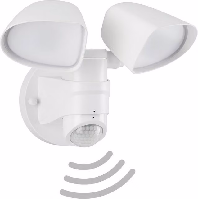 TELEFUNKEN White LED Outdoor Wall Floodlight with Motion Sensor and Up/Down Lighting