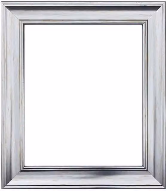 Frames by Post Scandi Single Rectangular Photo Frame in Silver, 15.24 x 10.16 cm