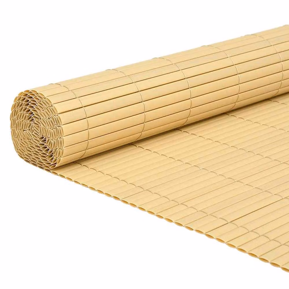 Berkfield Home Durable Double-Sided PVC Garden Fence Strip, Yellow, H: 180 cm x W: 5 m – 2