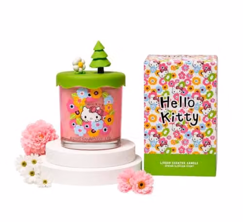 Hello Kitty Spring Blossom Seasonal Candle, Lilac Floral Fragrance, 213g
