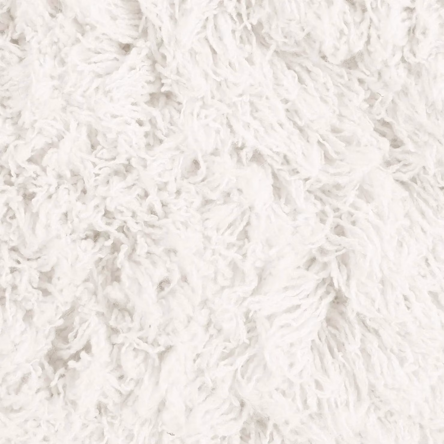 OHS Fluffy Teddy Rug Soft Non-Slip Area Mat in Cream, W: 160 cm, D: 230 cm – 3