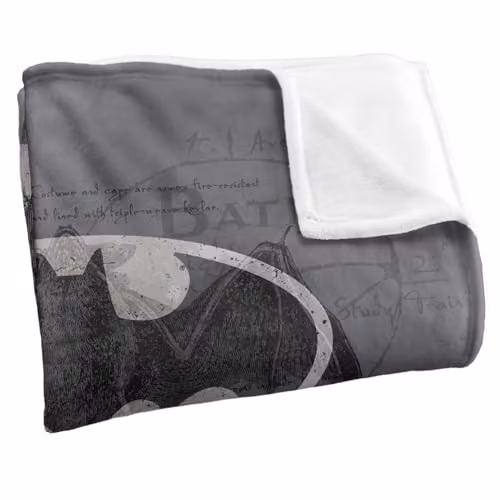LOGOVISION Batman Arcane Bat Silky Touch Super Soft Fleece Throw Blanket, Multicolour, W: 127 cm x H: 152 cm – 2