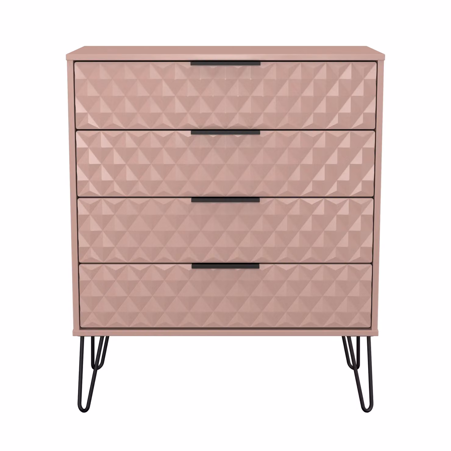2 U Islay 4 Drawer Chest in Dusty Pink and Black – 2