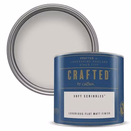 Crown Soft Scribbles Matt Emulsion Paint Tester Sample 125ml