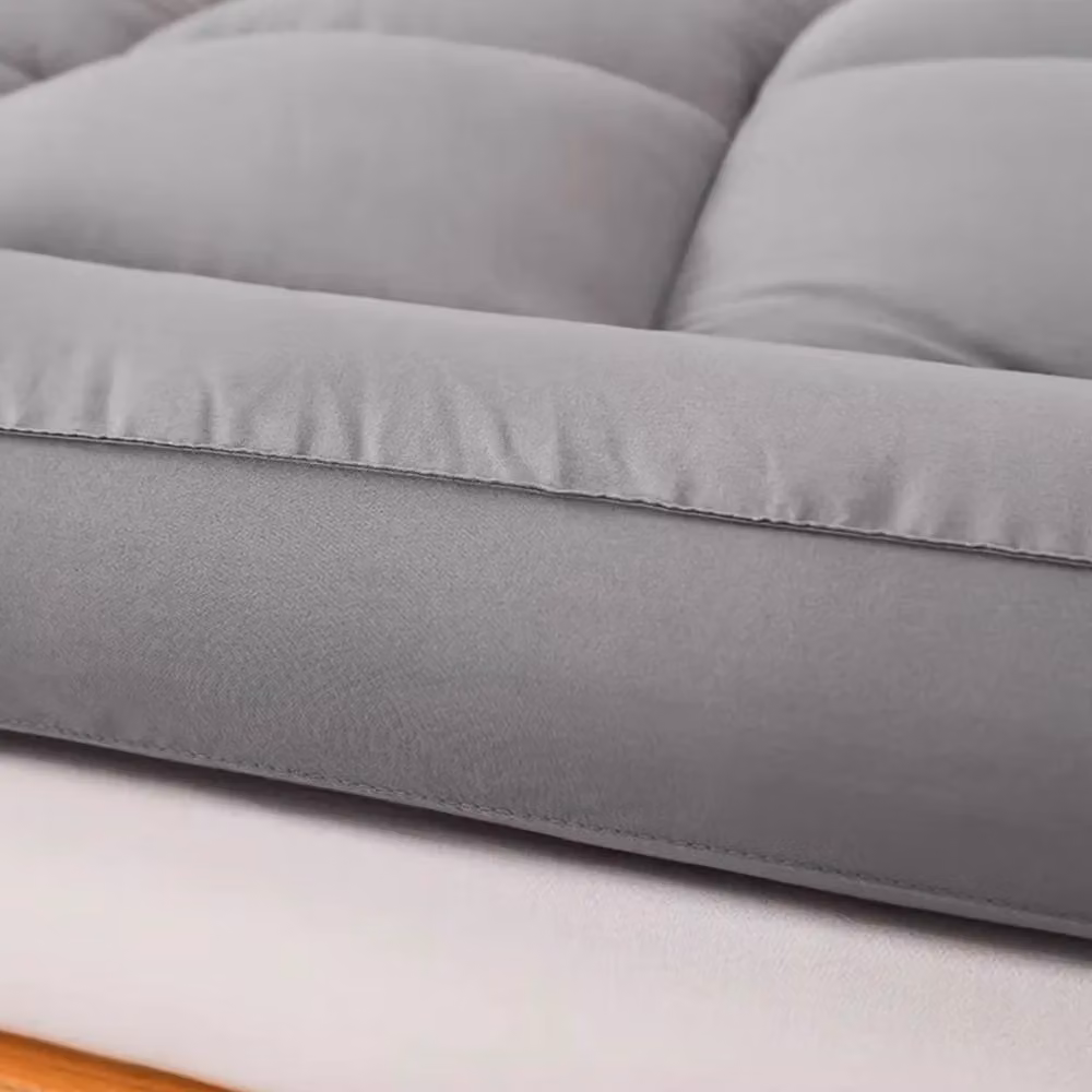 Hinsinc Plush Grey Ultra-Thick Hotel-Grade Luxury Mattress Topper XL, Depth: 10 cm – 3