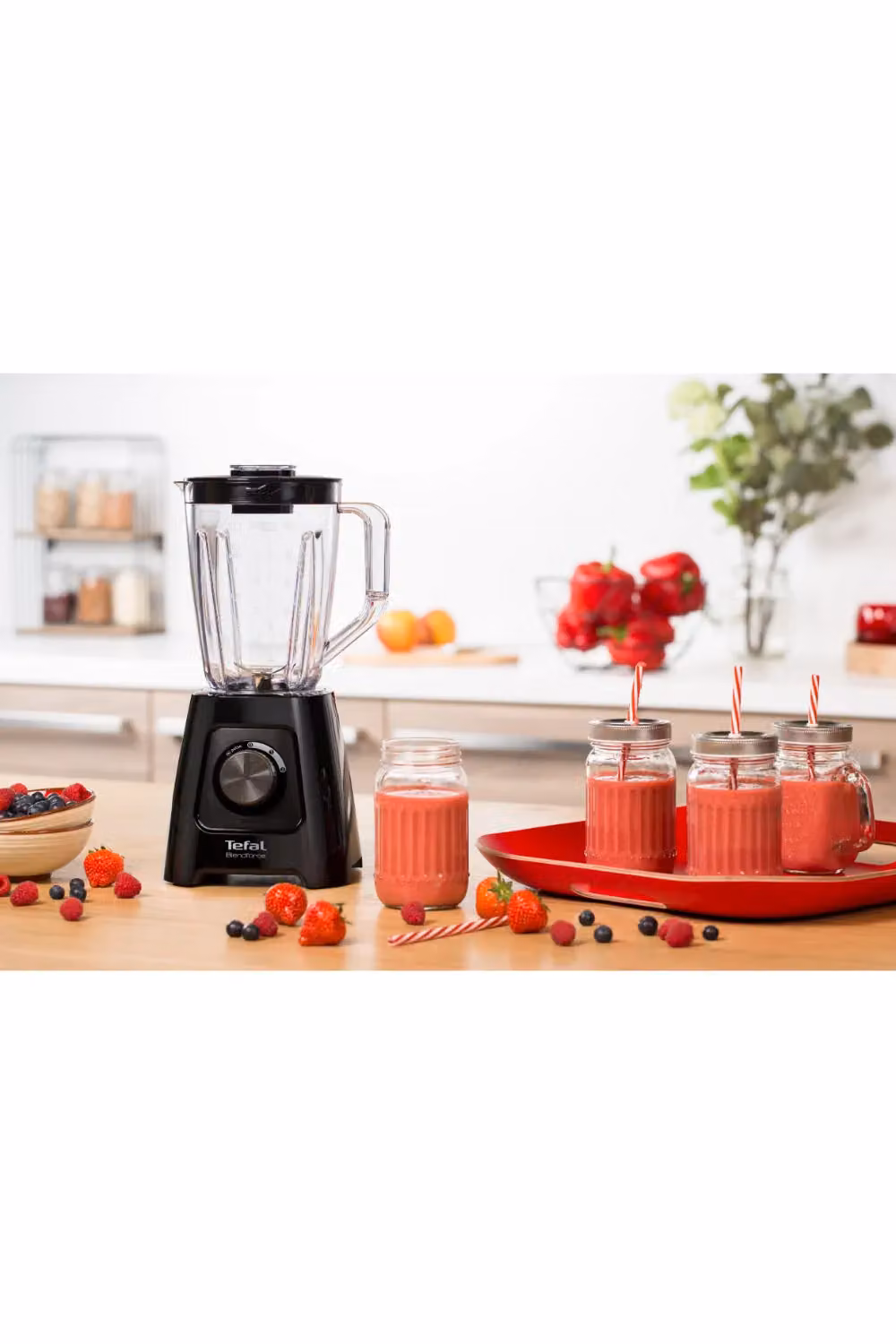 Tefal Blendforce II 600W 2 Jug Blender in Black with 1.25L Capacity – 3