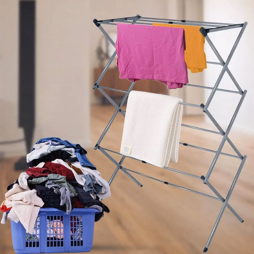 Havendro 3-Tier Foldable Winged Airer in Grey – 2