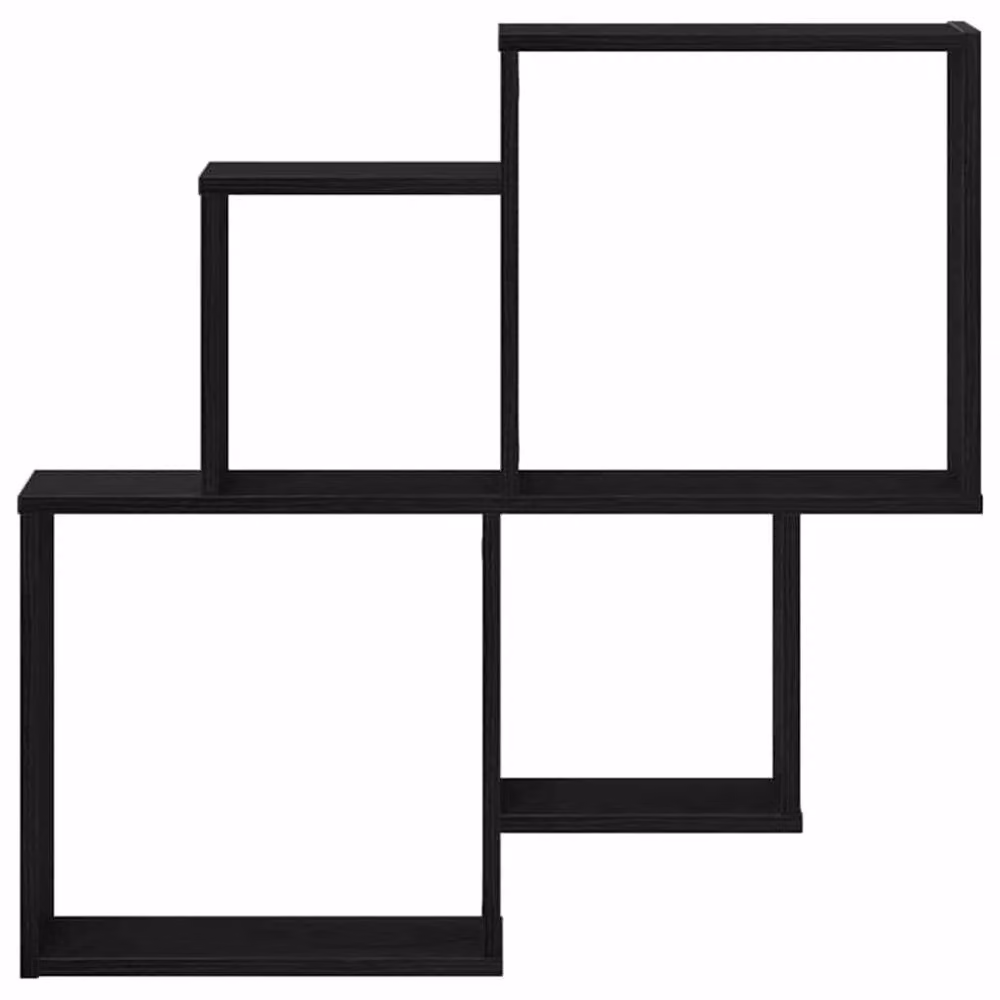 Berkfield Home Black Oak Wall Mounted Cabinet, W: 80 cm, D: 15 cm, H: 78.5 cm – 5