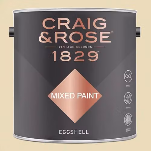 Craig & Rose 1829 Paint Stop Eggshell Jasper Yellow 2.5 l