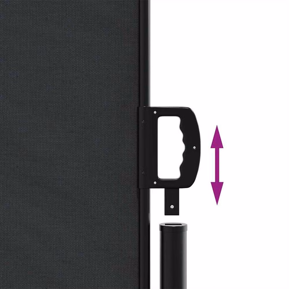 Berkfield Home Retractable Side Awning in Black, W/H: 117 x 300 cm – 4