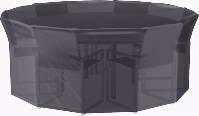 Ruma AeroCover Round Dining Set Waterproof Polyester Cover in Anthracite Grey, W: 320 cm, D: 320 cm, H: 85 cm – 1