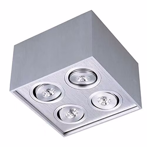 Netlighting Linea Verdace LED Surface Mounted Downlight in Grey Aluminium